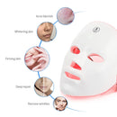 Máscara Facial LED Rejuvenescedora com 7 Cores