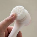 Escova Facial 3D de Silicone para Limpeza e Esfoliação