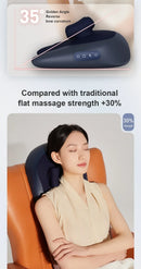 Massageador Elétrico Shiatsu com Aquecimento para Pescoço e Corpo