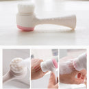 Escova Facial 3D de Silicone para Limpeza e Esfoliação