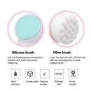 Escova Facial 3D de Silicone para Limpeza e Esfoliação