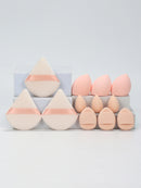 Kit Completo de Esponjas para Maquiagem – 12 Peças