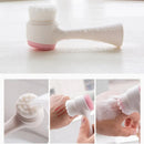 Escova Facial 3D de Silicone para Limpeza e Esfoliação