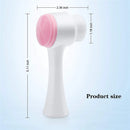 Escova Facial 3D de Silicone para Limpeza e Esfoliação