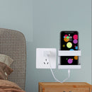 Organizador de Parede Multifuncional para Celular e Controle Remoto