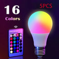 Lâmpada Multicolor Smart LED com Controle Remoto