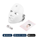 Máscara Facial LED Rejuvenescedora com 7 Cores