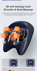 Massageador Elétrico Shiatsu com Aquecimento para Pescoço e Corpo
