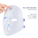 Máscara Facial LED Rejuvenescedora com 7 Cores