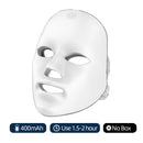 Máscara Facial LED Rejuvenescedora com 7 Cores