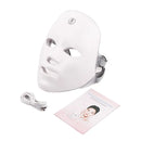 Máscara Facial LED Rejuvenescedora com 7 Cores