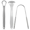 Kit Premium de Raspadores de Língua em Aço Inox
