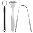 Kit Premium de Raspadores de Língua em Aço Inox