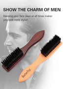 Escova Masculina para Barba e Limpeza de Corte