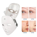 Máscara Facial LED Rejuvenescedora com 7 Cores